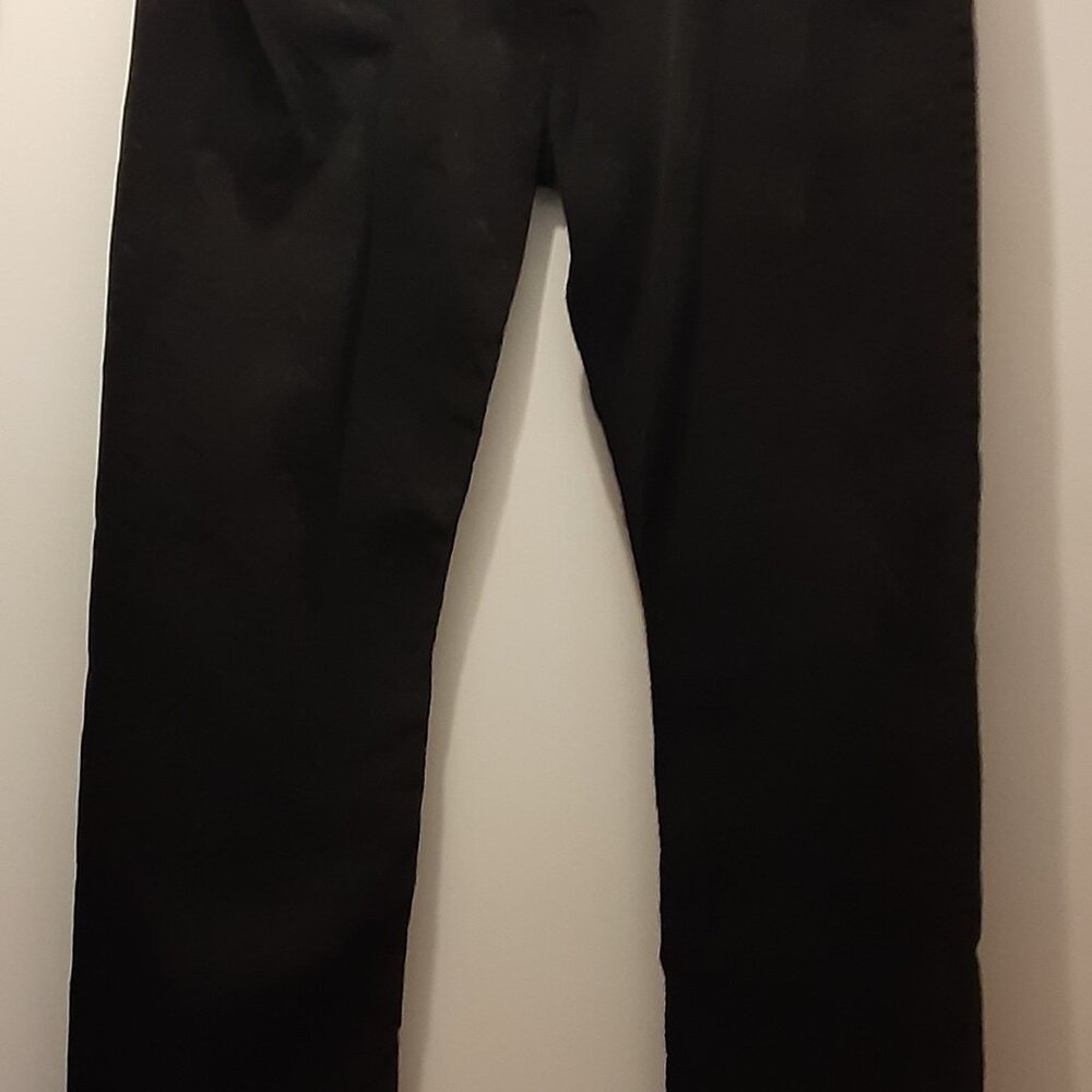 Wrangler Slim Straight Leg Jeans Black Size 38